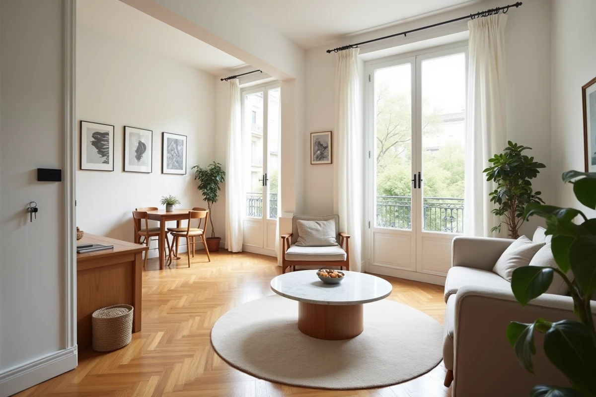Appartement meublé prêt à la location dans le cadre d'une gestion via SCI familiale